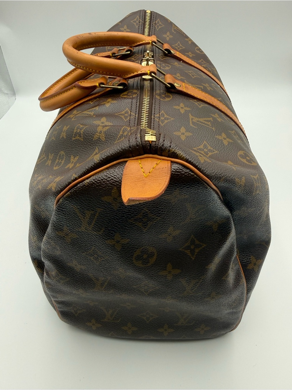Louis Vuitton Brown Monogram Keepall 45 - Picture 5 of 14